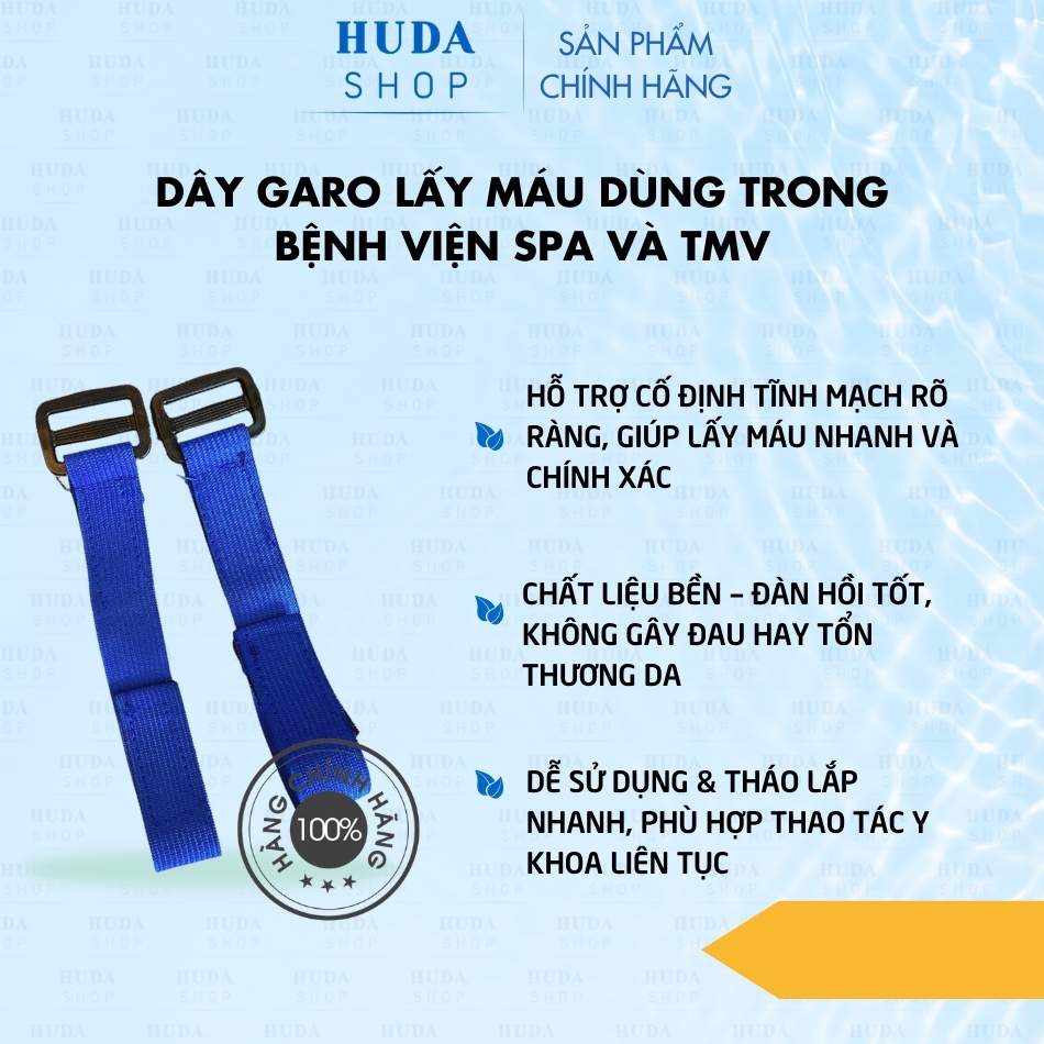 Dây Garo lấy máu dùng trong bệnh viện Spa Và TMV